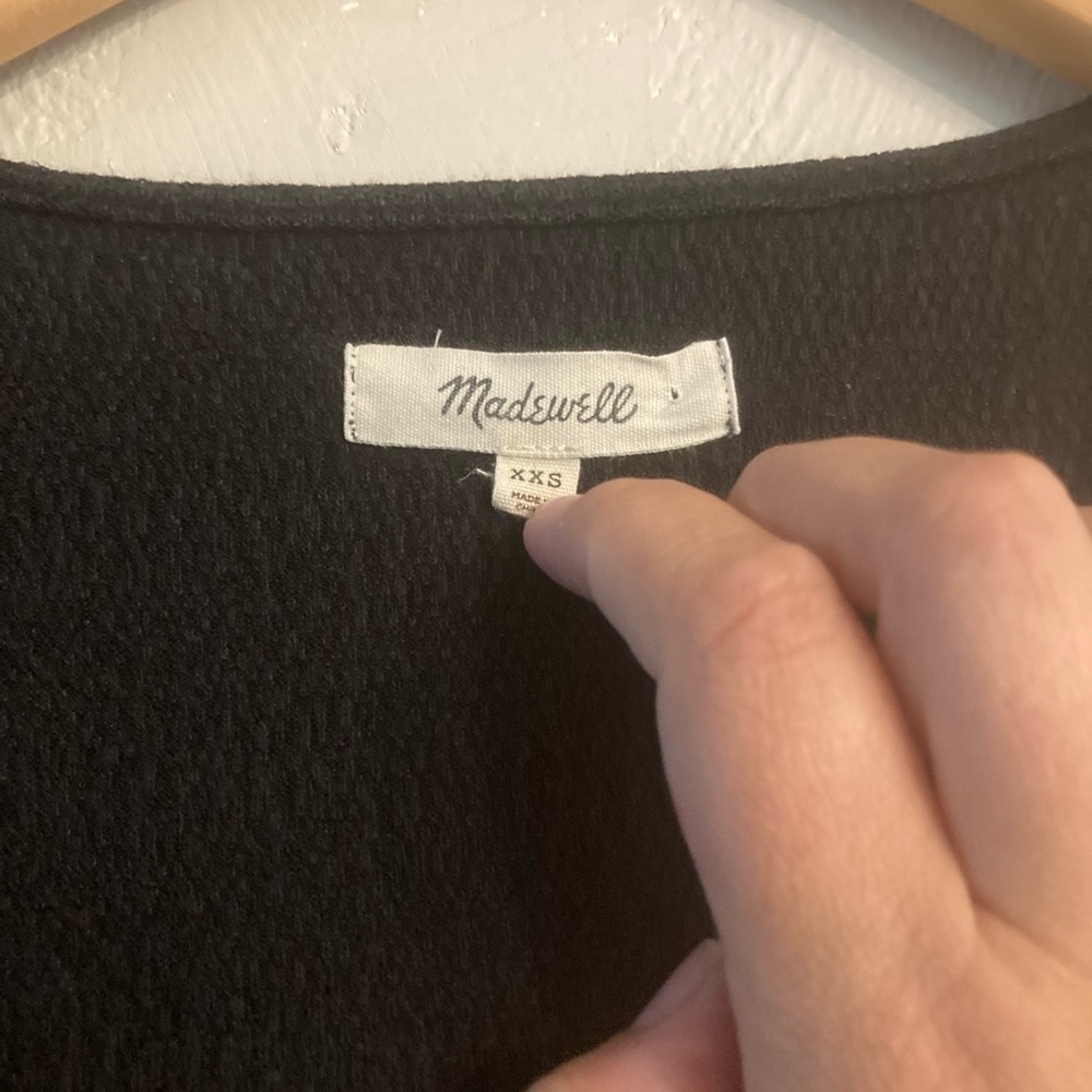 Madewell Cross- Front Button Dress - Picture 5 of 6